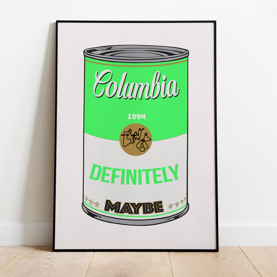 Columbia Pop Art Print