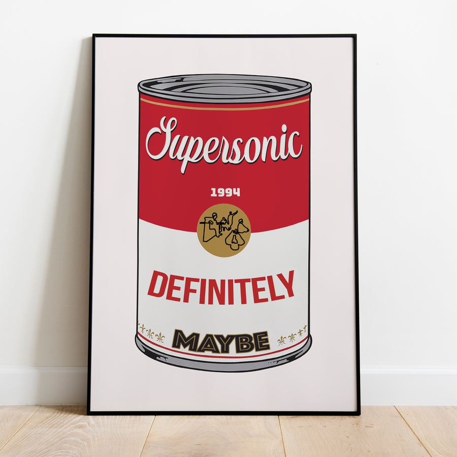 Supersonic Pop Art Print