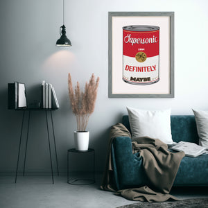 Supersonic Pop Art Print