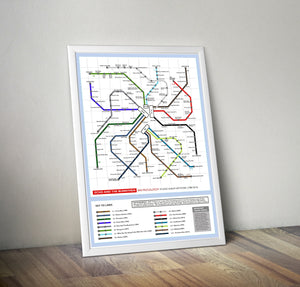 Echo and the Bunnymen Music Metro Map