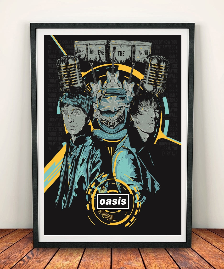 Oasis 'We Need Eachother' Print – Retrorockstar